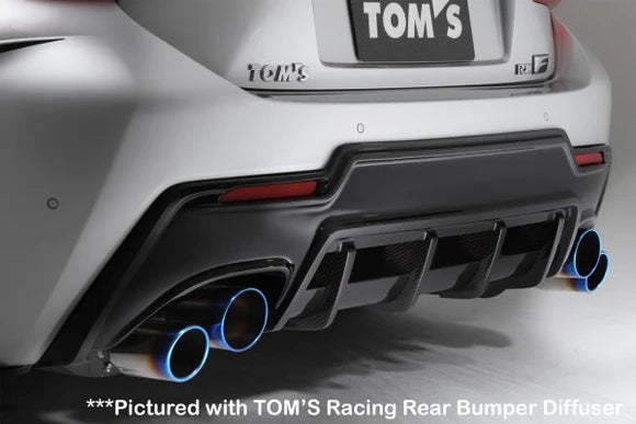 TOM'S Racing - Stainless Exhaust System (TOM'S Barrel/Titanium Tips) - 2015+ Lexus RCF